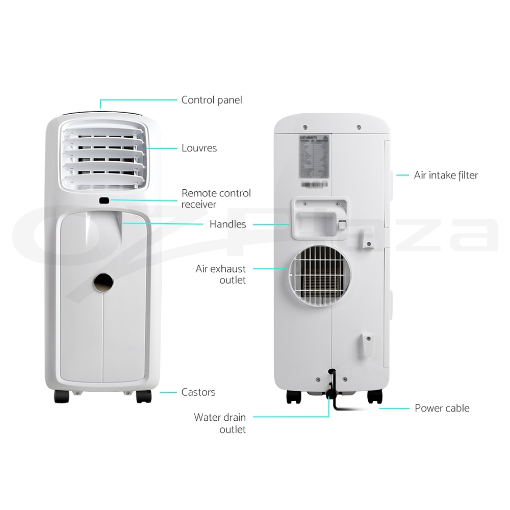 Devanti Portable Air Conditioner Cooling Mobile Fan Window Cooler Dehumidifier - Picture 31 of 77
