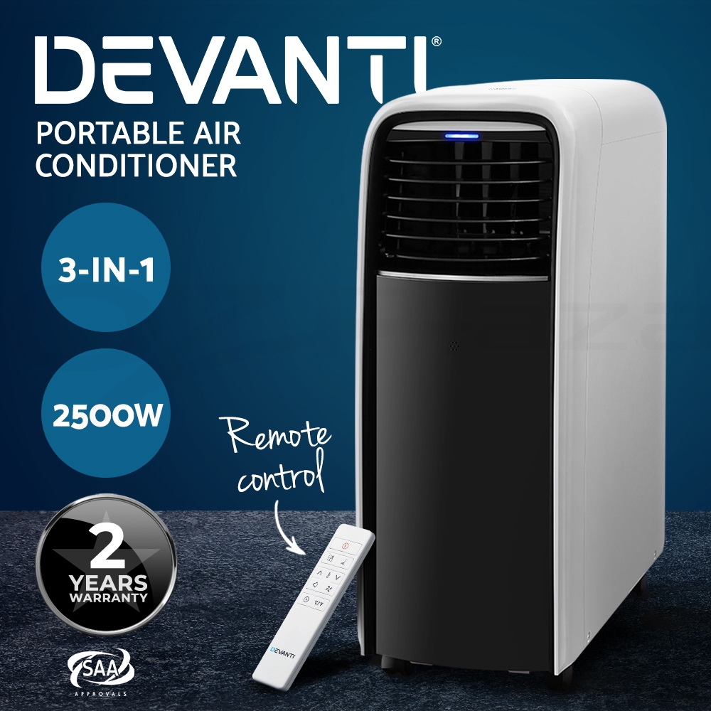 Devanti Portable Air Conditioner Cooling Mobile Fan Window Cooler Dehumidifier - Picture 34 of 77