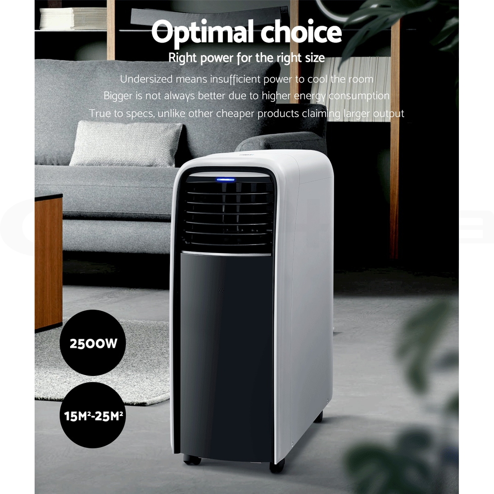 Devanti Portable Air Conditioner Cooling Mobile Fan Window Cooler Dehumidifier - Picture 36 of 77