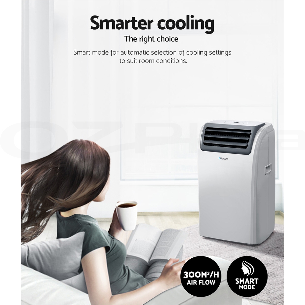 Devanti Portable Air Conditioner Cooling Mobile Fan Window Cooler Dehumidifier - Picture 59 of 77