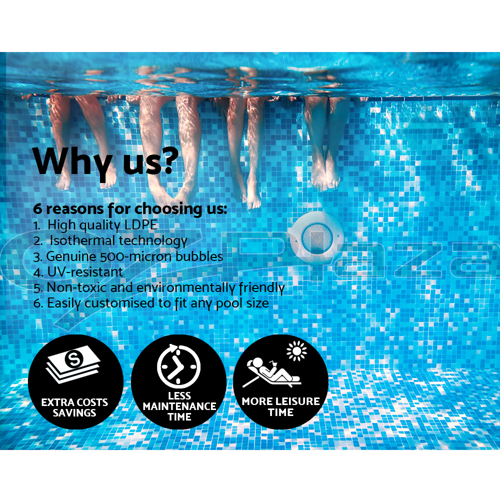 Aquabuddy Pool Cover 400 500 Micron Solar Blanket Swimming Isothermal Covers - Picture 76 of 131