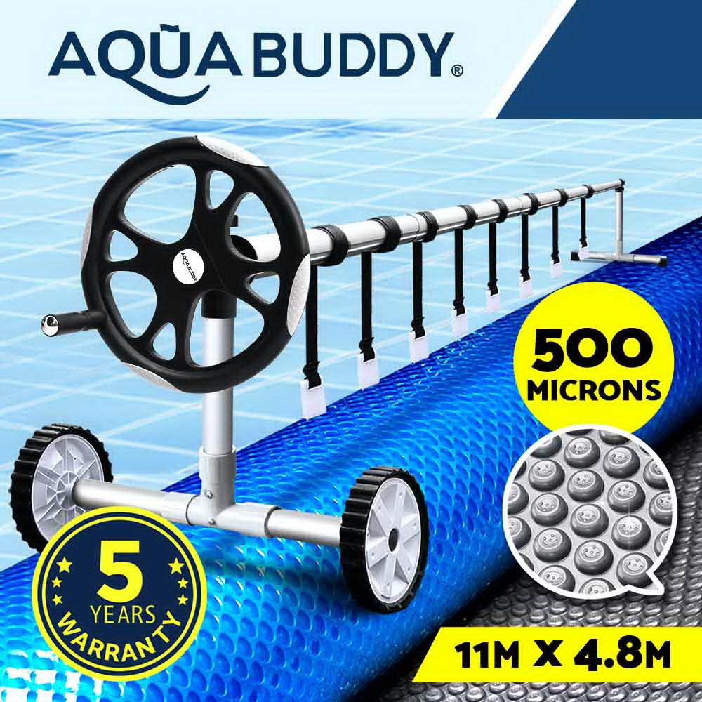 Aquabuddy Pool Cover 500 Micron Roller Solar Blanket Swimming Pool Covers Bubble - Picture 13 of 17