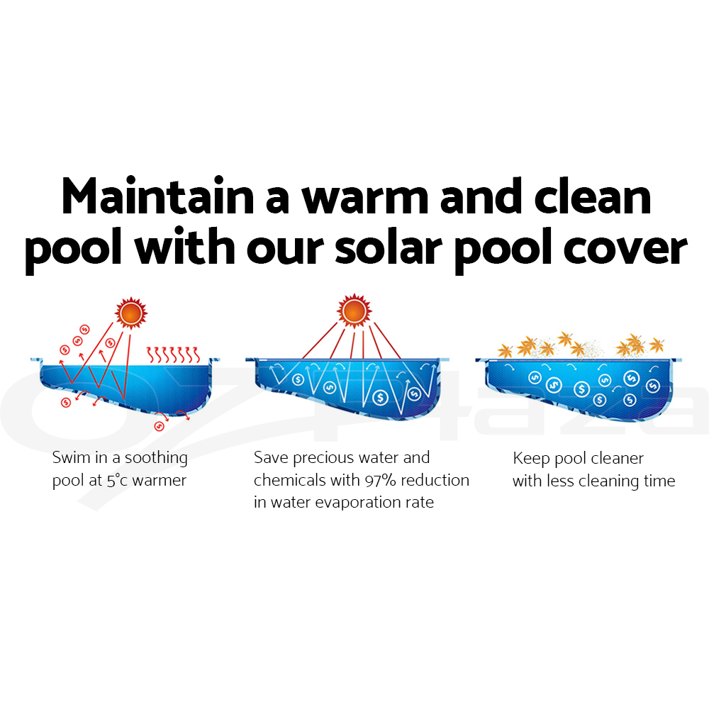 Aquabuddy Pool Cover 400 500 Micron Solar Blanket Swimming Isothermal Covers - Picture 46 of 131