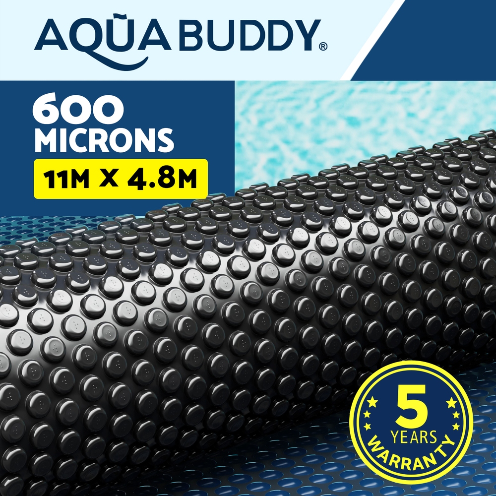 Aqua Buddy Pool Cover 600 Micron Heat Swimming Pools Solar Blanket Blue Black - Picture 18 of 57