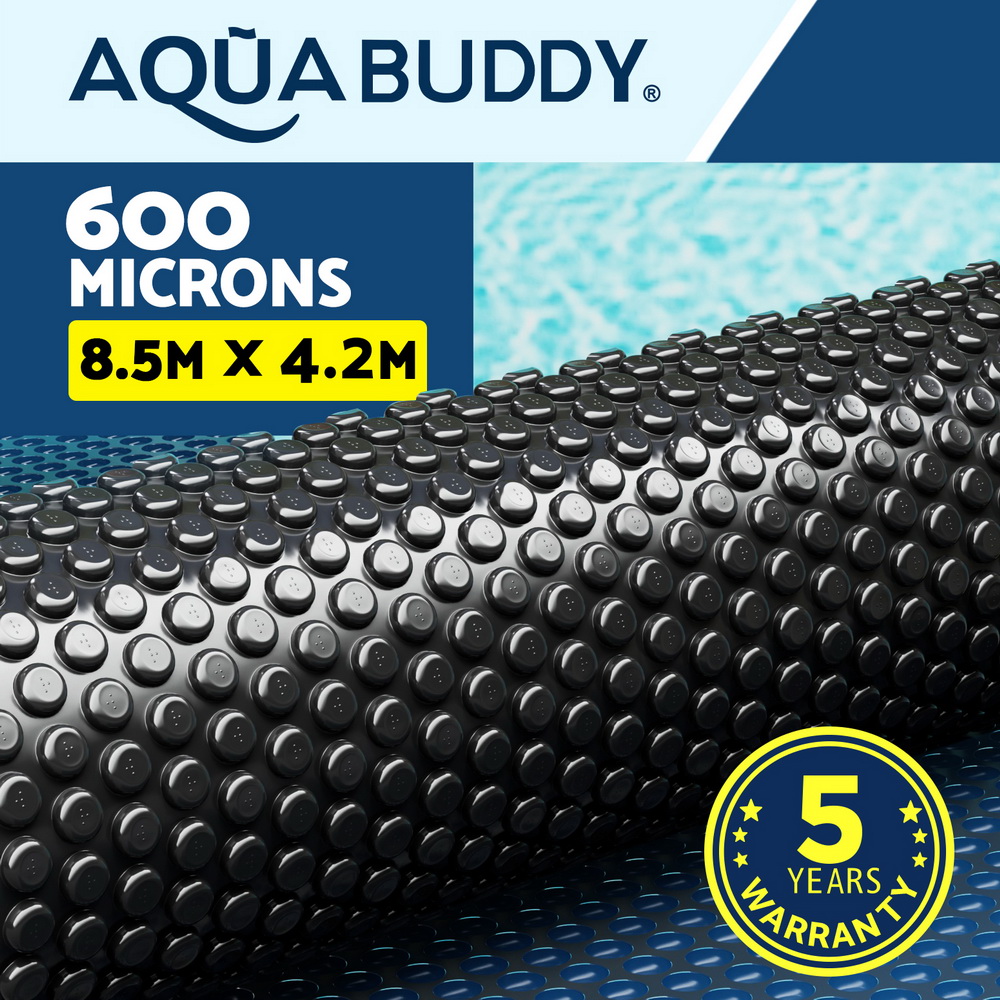 Aqua Buddy Pool Cover 600 Micron Heat Swimming Pools Solar Blanket Blue Black - Picture 42 of 57