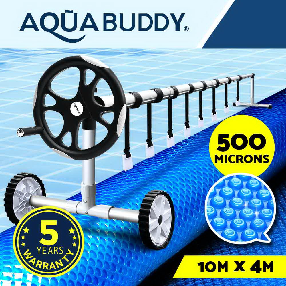 Aquabuddy Pool Cover 500 Micron Roller Solar Blanket Swimming Outdoor Bubble - Picture 12 of 16