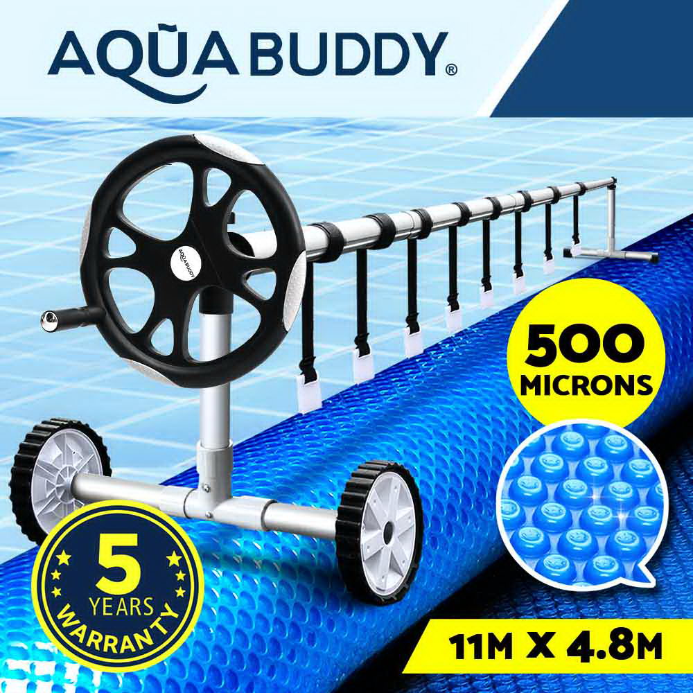 Aquabuddy Pool Cover 500 Micron Roller Solar Blanket Swimming Outdoor Bubble - Picture 14 of 16
