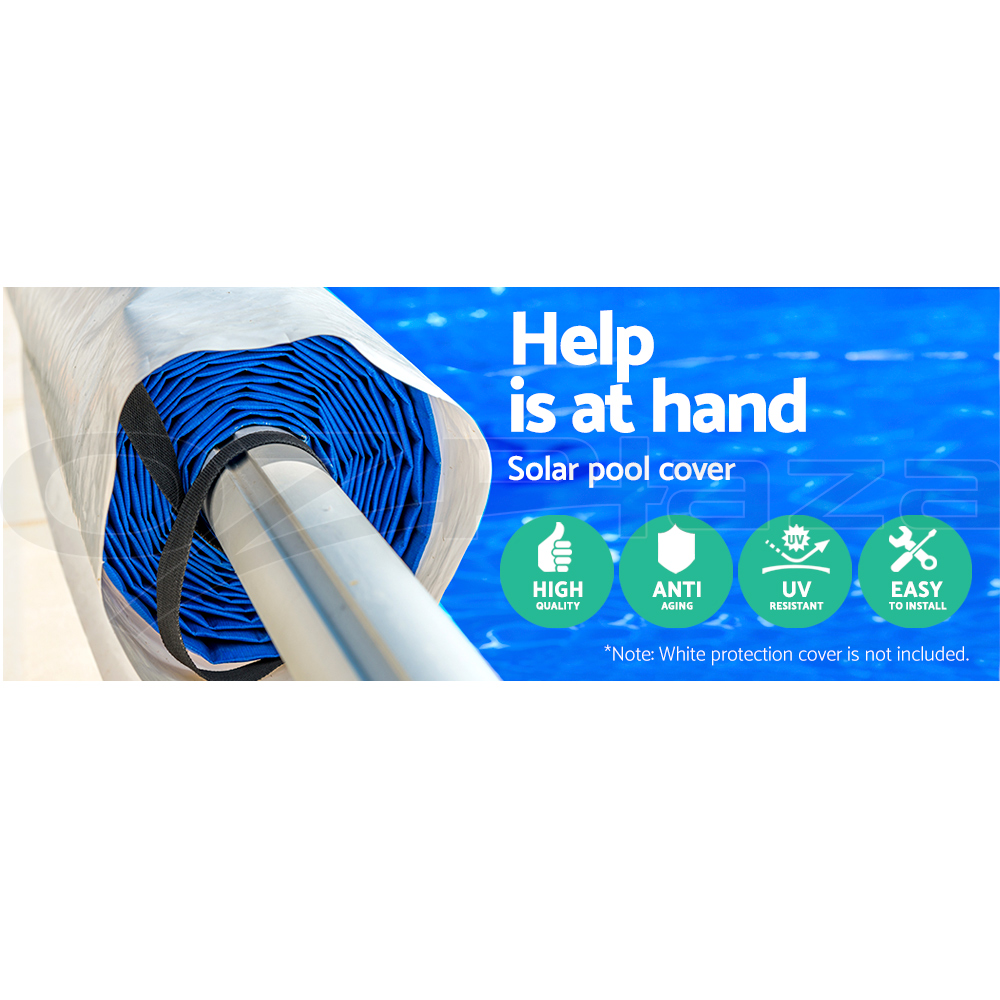 Aqua Buddy Pool Cover 400 / 500 Micron Swimming Pool Solar Blanket Roller Shade - Picture 23 of 27