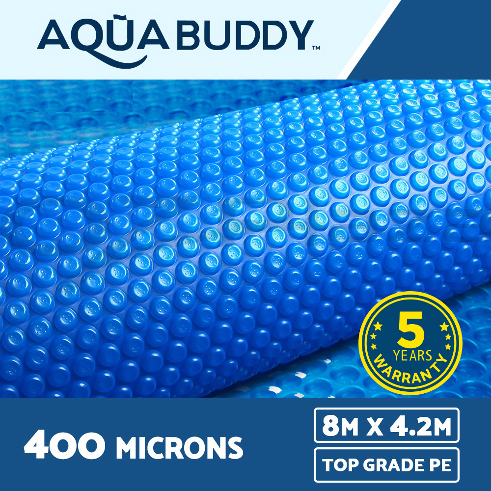 Aqua Buddy Pool Cover 400 / 500 Micron Swimming Pool Solar Blanket Roller Shade - Picture 9 of 27