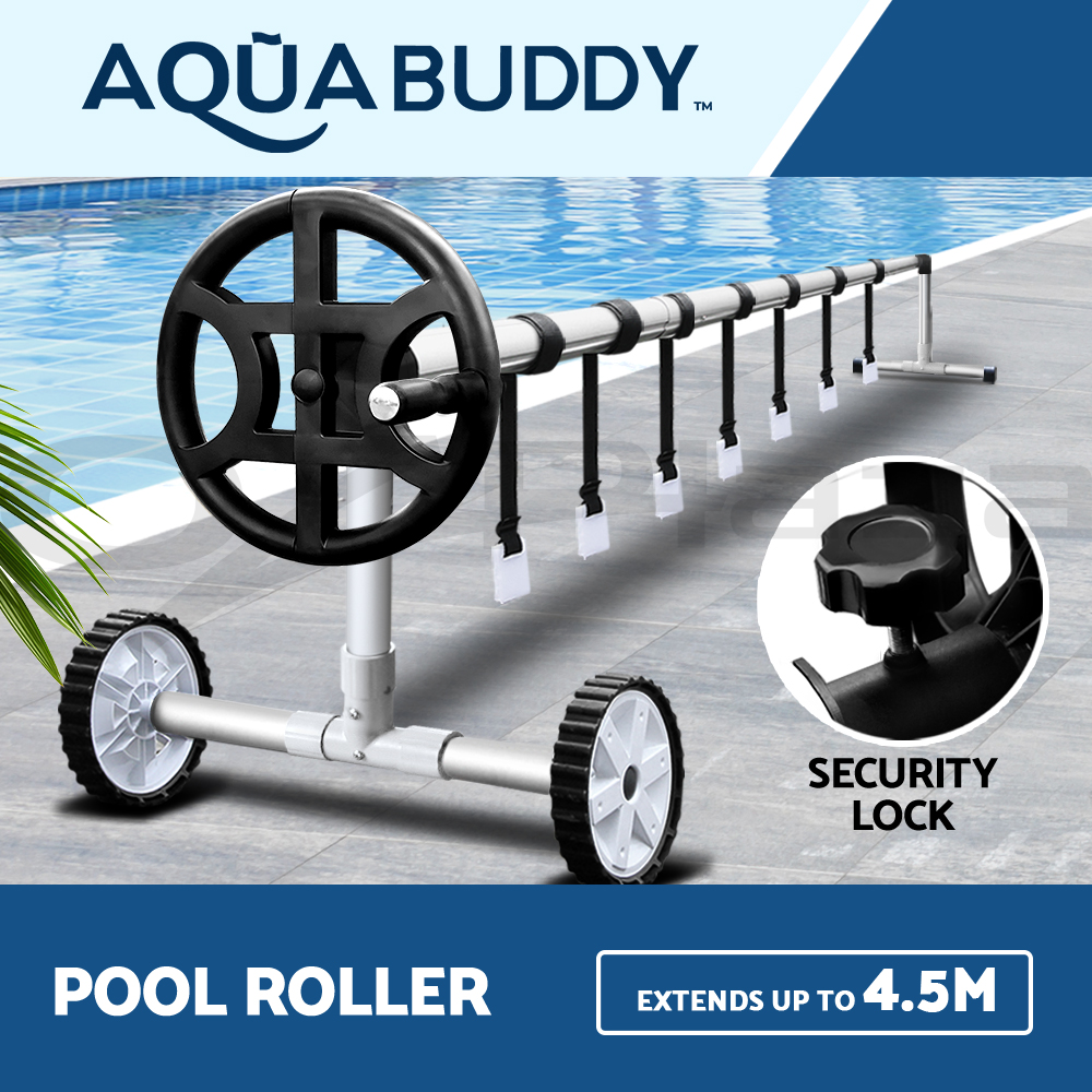 Aqua Buddy Pool Cover 400 / 500 Micron Swimming Pool Solar Blanket Roller Shade - Picture 24 of 27