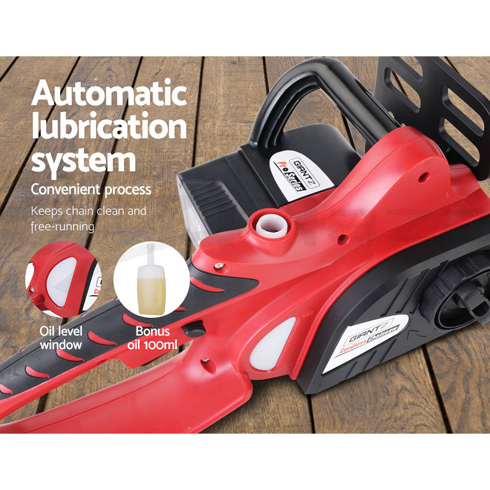 Giantz Cordless Pole Chainsaw Leaf Blower Electric Battery Hedge