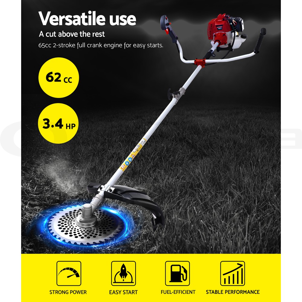 Giantz Petrol Pole Chainsaw 62CC Saw Trimmer Cutter Whipper Snipper Hedge Brush - Picture 32 of 74