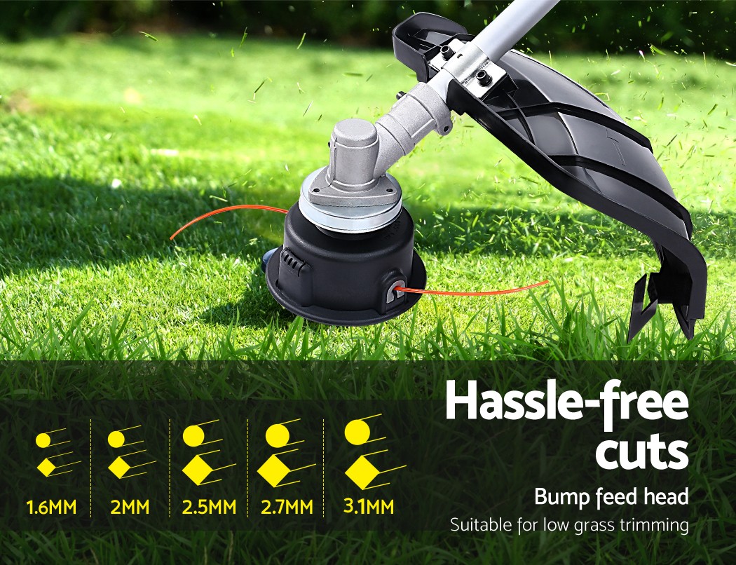 Giantz 62CC Petrol Pole Chainsaw Saw Brush Cutter Whipper Snipper Hedge