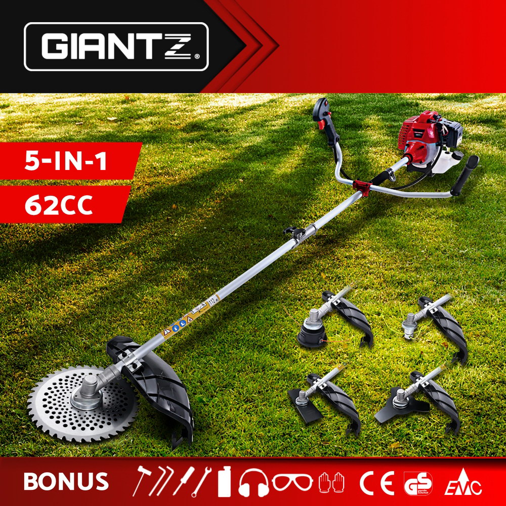 Giantz Petrol Pole Chainsaw 62CC Saw Trimmer Cutter Whipper Snipper Hedge Brush - Picture 23 of 74