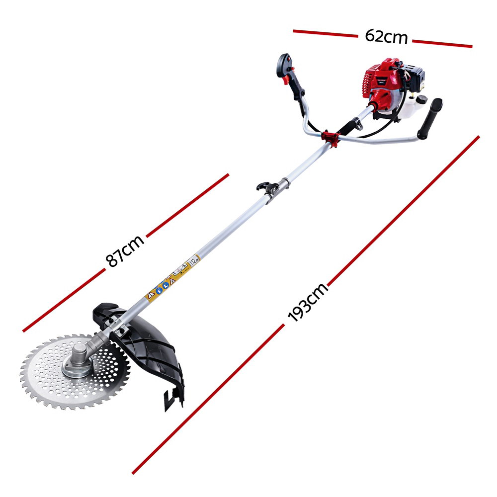 Giantz Petrol Pole Chainsaw 62CC Saw Trimmer Cutter Whipper Snipper Hedge Brush - Picture 25 of 74
