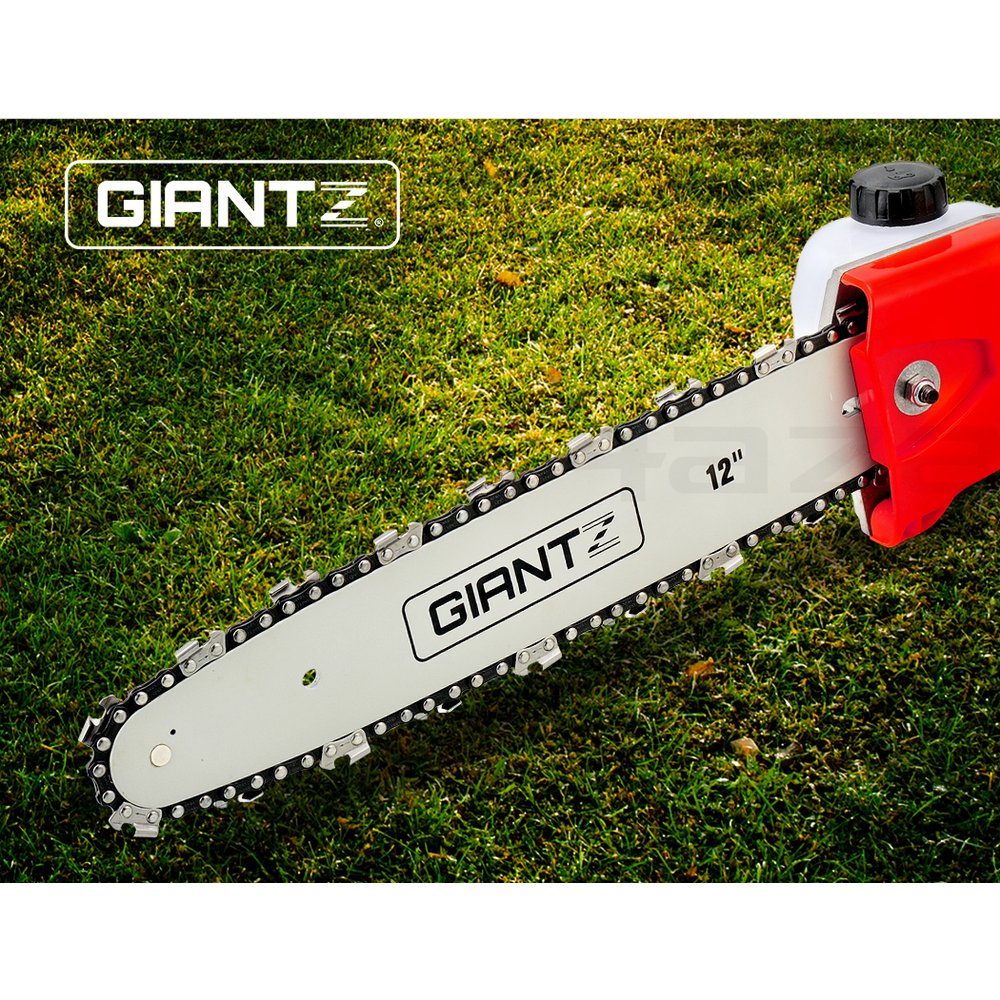 Giantz Pole Chainsaw Petrol Hedge Trimmer Pruner Chain Saw Multi Long Reach - Picture 77 of 88
