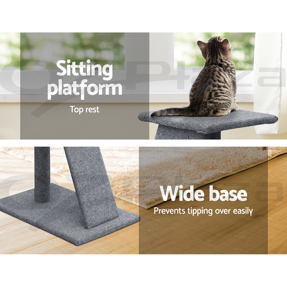 i.Pet Cat Tree Tower Scratching Post Scratcher Wood Condo Bed Toys Play Ladder - Picture 115 of 139