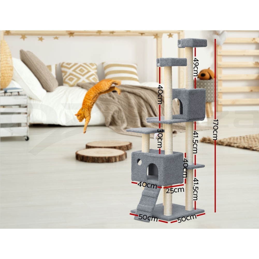 i.Pet Cat Tree Trees Scratching Post Scratcher Tower Condo House170