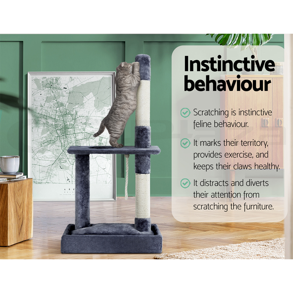 i.Pet Cat Tree Tower Scratching Post Scratcher Wood Condo Bed Toys Play Ladder - Picture 28 of 139