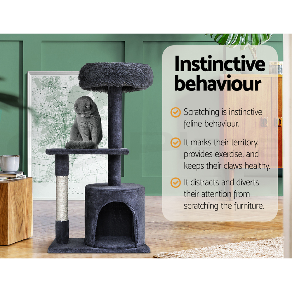 i.Pet Cat Tree Tower Scratching Post Scratcher Wood Condo Bed Toys Play Ladder - Picture 132 of 139