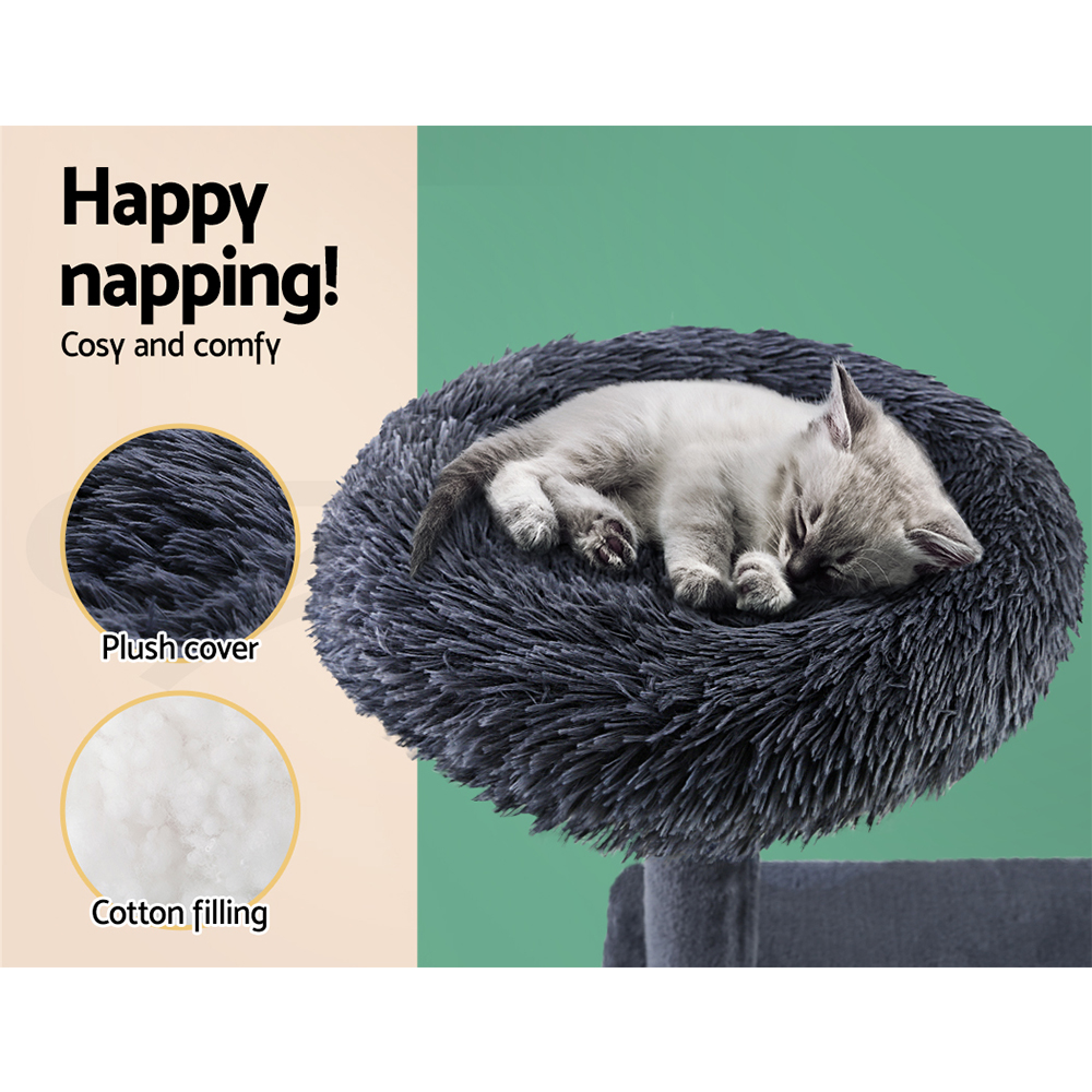 i.Pet Cat Tree Tower Scratching Post Scratcher Wood Condo Bed Toys Play Ladder - Picture 136 of 139