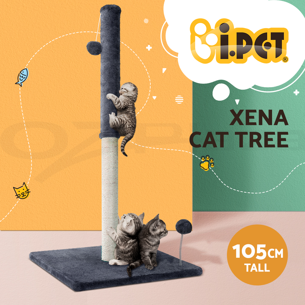 i.Pet Cat Tree Tower Scratching Post Scratcher Wood Condo Bed Toys Play Ladder - Picture 36 of 139