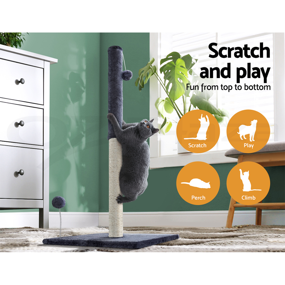 i.Pet Cat Tree Tower Scratching Post Scratcher Wood Condo Bed Toys Play Ladder - Picture 40 of 139