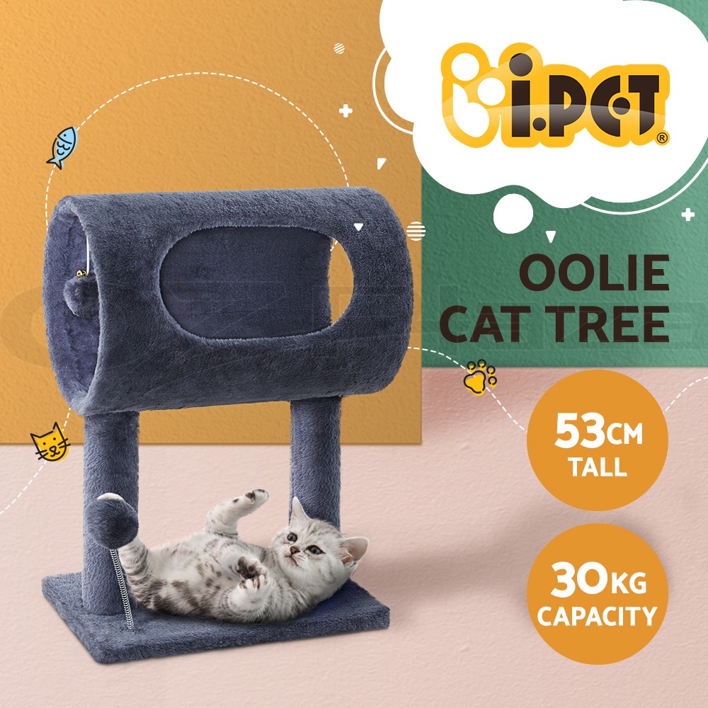 i.Pet Cat Tree Tower Scratching Post Scratcher Wood Condo Bed Toys Play Ladder - Picture 88 of 139