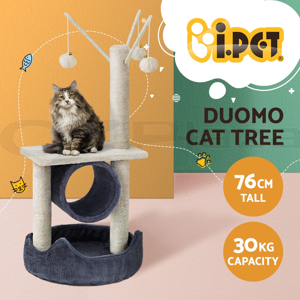 i.Pet Cat Tree Tower Scratching Post Scratcher Wood Condo Bed Toys Play Ladder - Picture 99 of 139