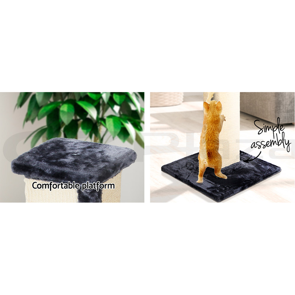 i.Pet Cat Tree Tower Scratching Post Scratcher Wood Condo Bed Toys Play Ladder - Picture 126 of 139