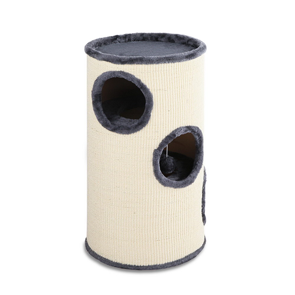 i.Pet Cat Tree Tower Scratching Post Scratcher Trees Wood Condo House 69-92cm - Picture 30 of 75