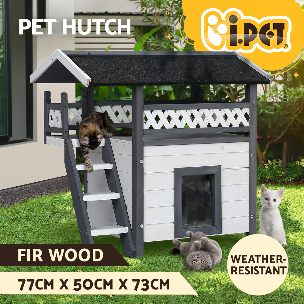 i.Pet Chicken Coop Rabbit Hutch Large Extra Large Hutches Wooden House Run Cage - Picture 127 of 190
