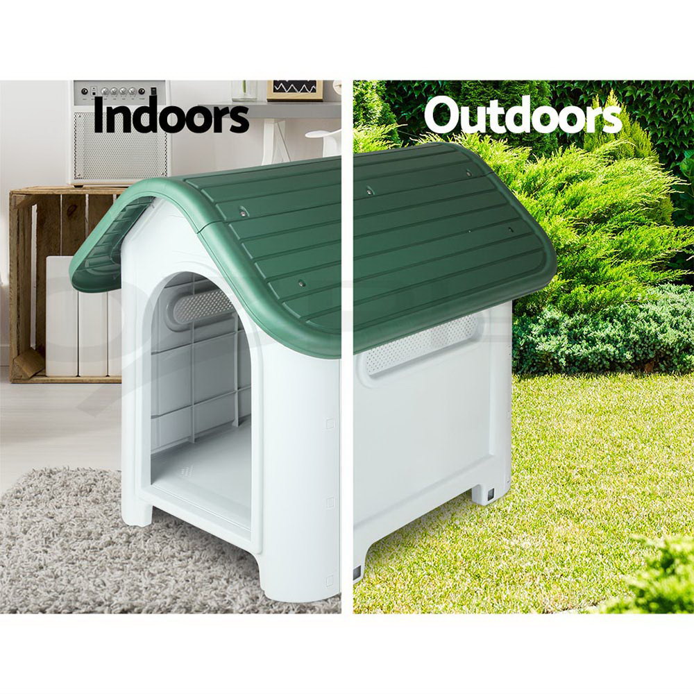 【20OFF=110】Dog Kennel Kennels Outdoor Plastic Pet House Puppy Extra