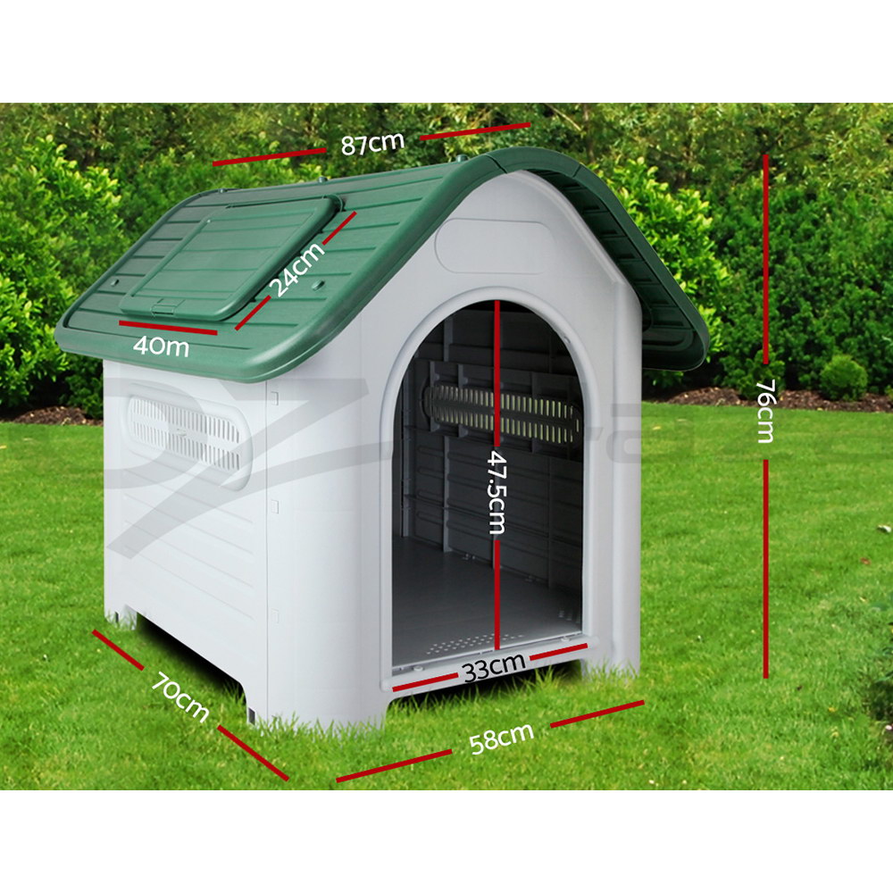 【20OFF=110】Dog Kennel Kennels Outdoor Plastic Pet House Puppy Extra