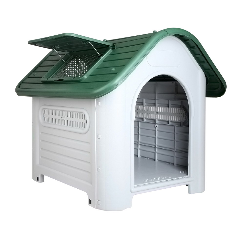 【20OFF=110】Dog Kennel Kennels Outdoor Plastic Pet House Puppy Extra