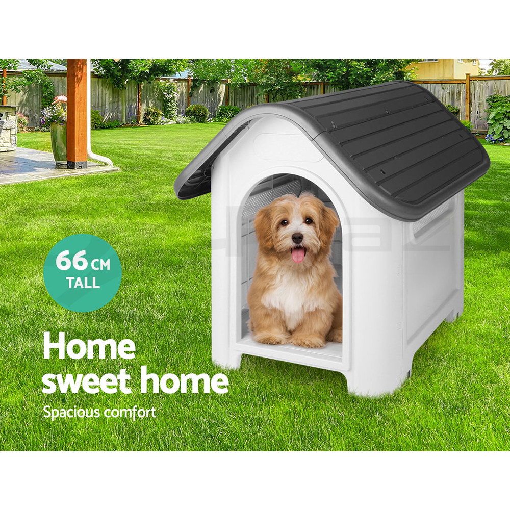 【20OFF=110】Dog Kennel Kennels Outdoor Plastic Pet House Puppy Extra