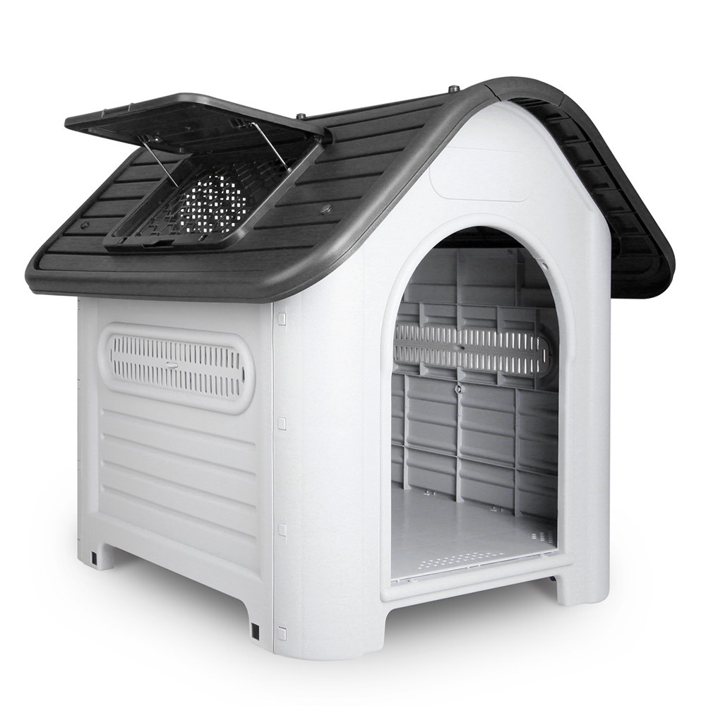 【20OFF=110】Dog Kennel Kennels Outdoor Plastic Pet House Puppy Extra