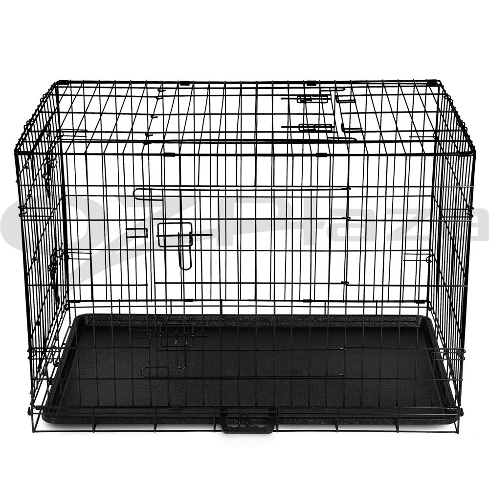i.Pet Pet Dog Cage Crate Kennel Cat Collapsible Metal Cages 24" 48