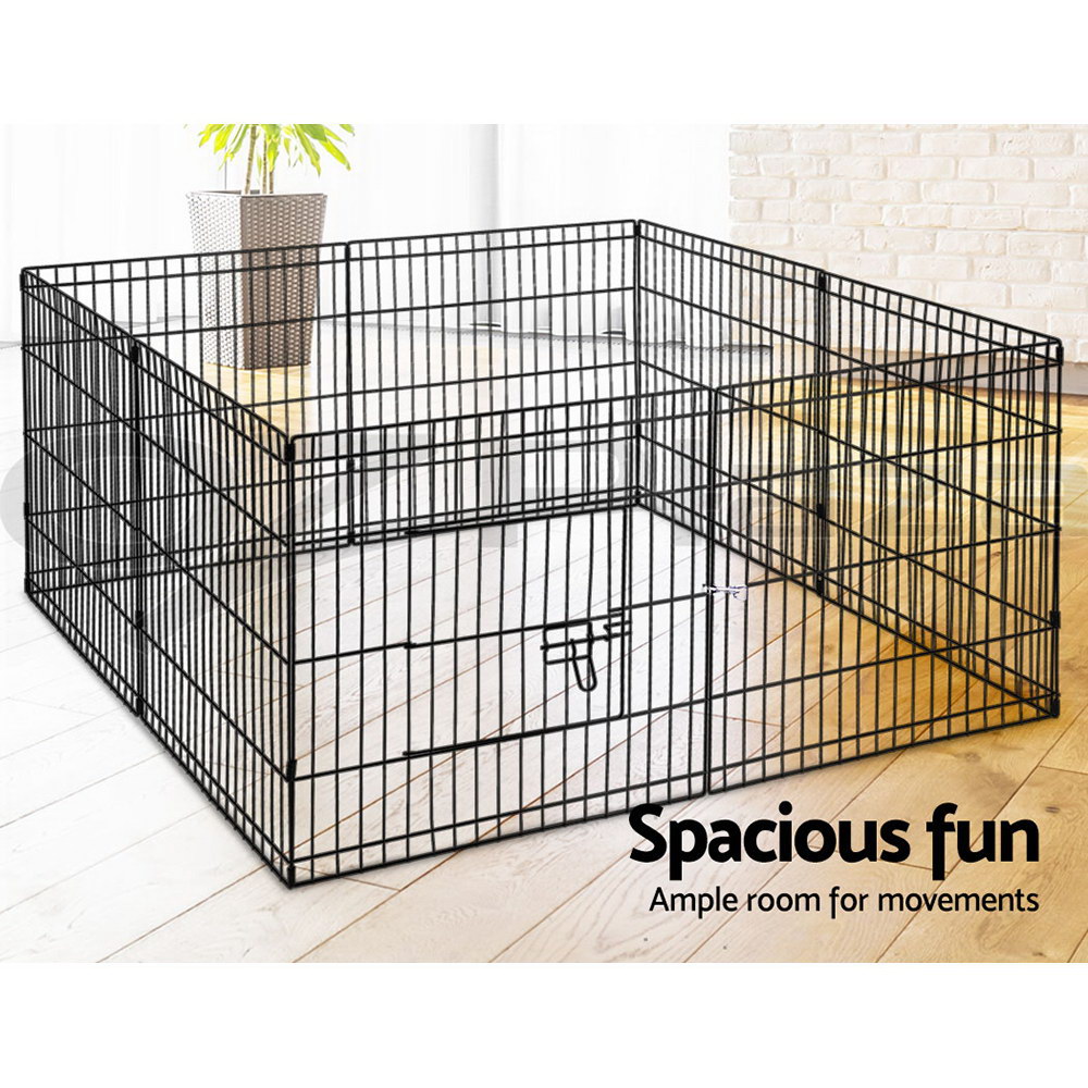 thumbnail 66  - i.Pet Pet Dog Playpen Enclosure 8 Panel Puppy Exercise Cage Fence Metal Play Pen