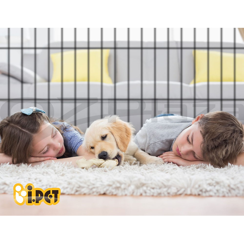 i.Pet Pet Dog Playpen Enclosure Cage 8 Panel Puppy Fence Play Pen Foldable Metal - Picture 61 of 97