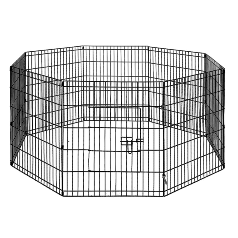 i.Pet Pet Dog Playpen Enclosure Cage 8 Panel Puppy Fence Play Pen Foldable Metal - Picture 62 of 97