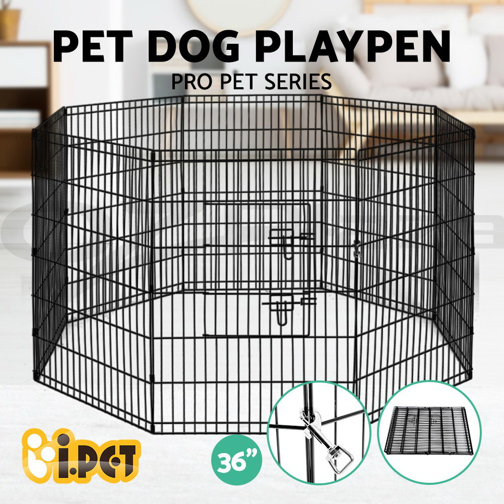 thumbnail 41  - i.Pet Pet Dog Playpen Enclosure 8 Panel Puppy Exercise Cage Fence Metal Play Pen