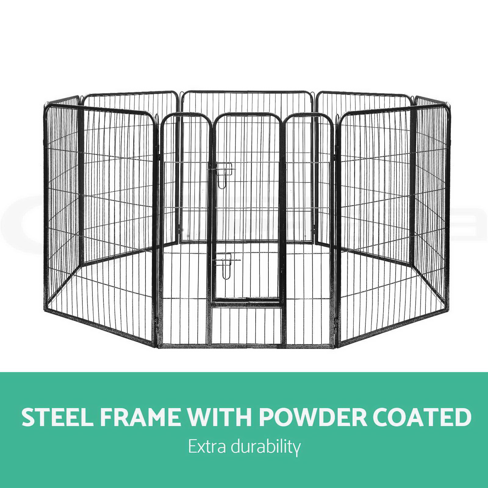 thumbnail 14  - i.Pet Pet Dog Playpen Enclosure 8 Panel Puppy Exercise Cage Fence Metal Play Pen