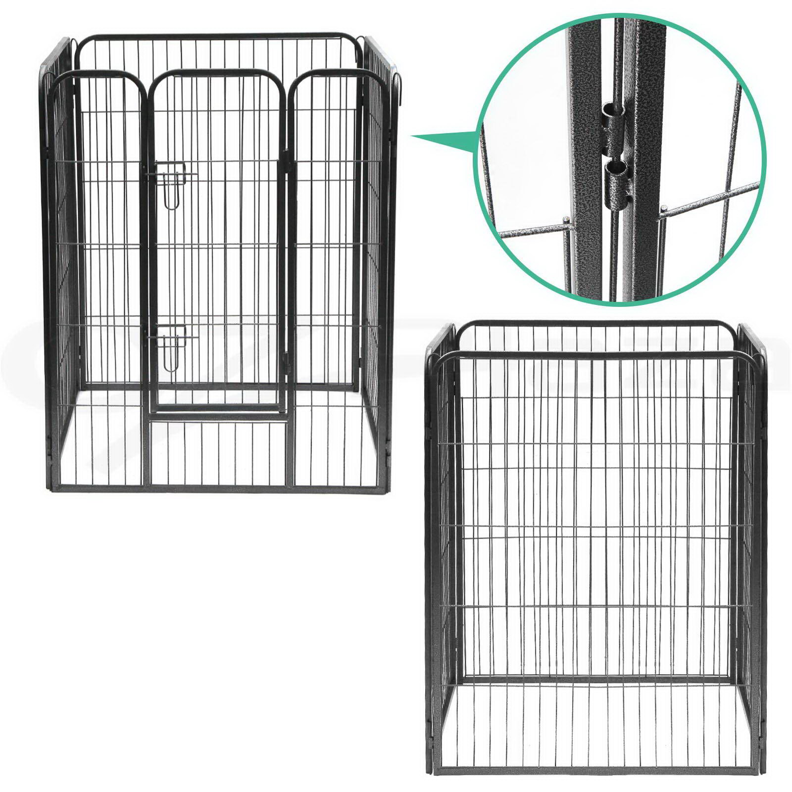 i.Pet Pet Dog Playpen Enclosure Cage 8 Panel Puppy Fence Play Pen Foldable Metal - Picture 18 of 97