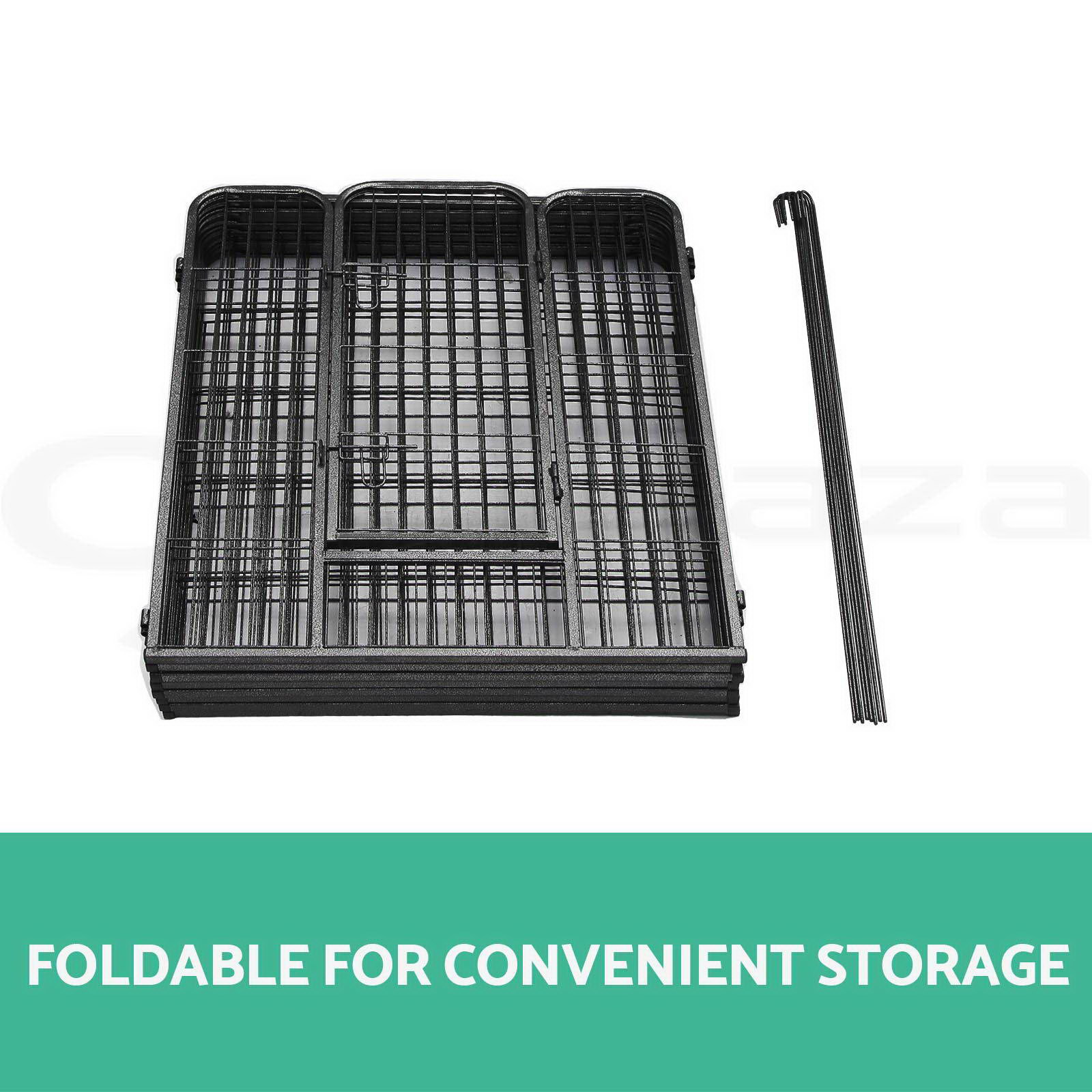 i.Pet Pet Dog Playpen Enclosure Cage 8 Panel Puppy Fence Play Pen Foldable Metal - Picture 21 of 97