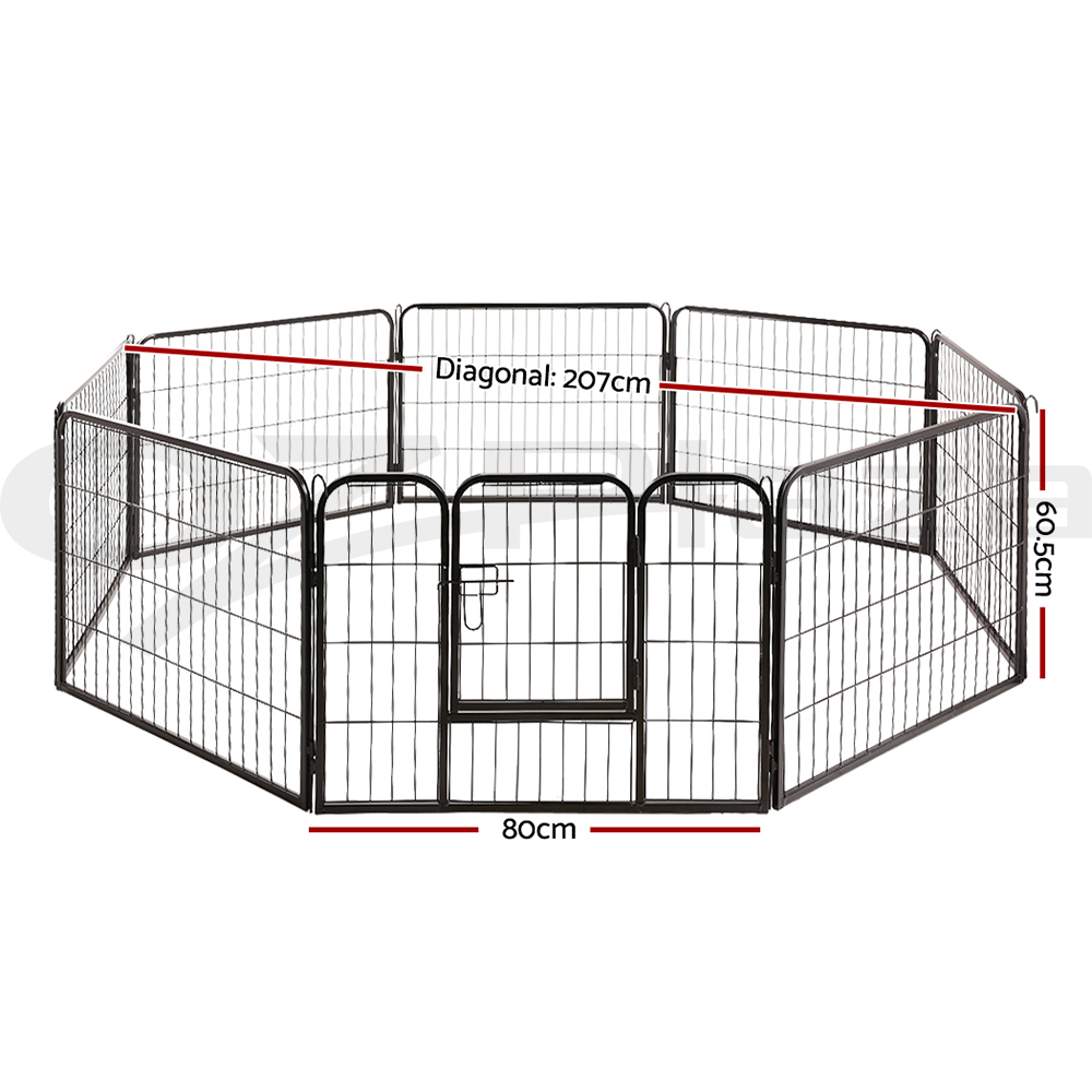 thumbnail 38  - i.Pet Pet Dog Playpen Enclosure 8 Panel Puppy Exercise Cage Fence Metal Play Pen