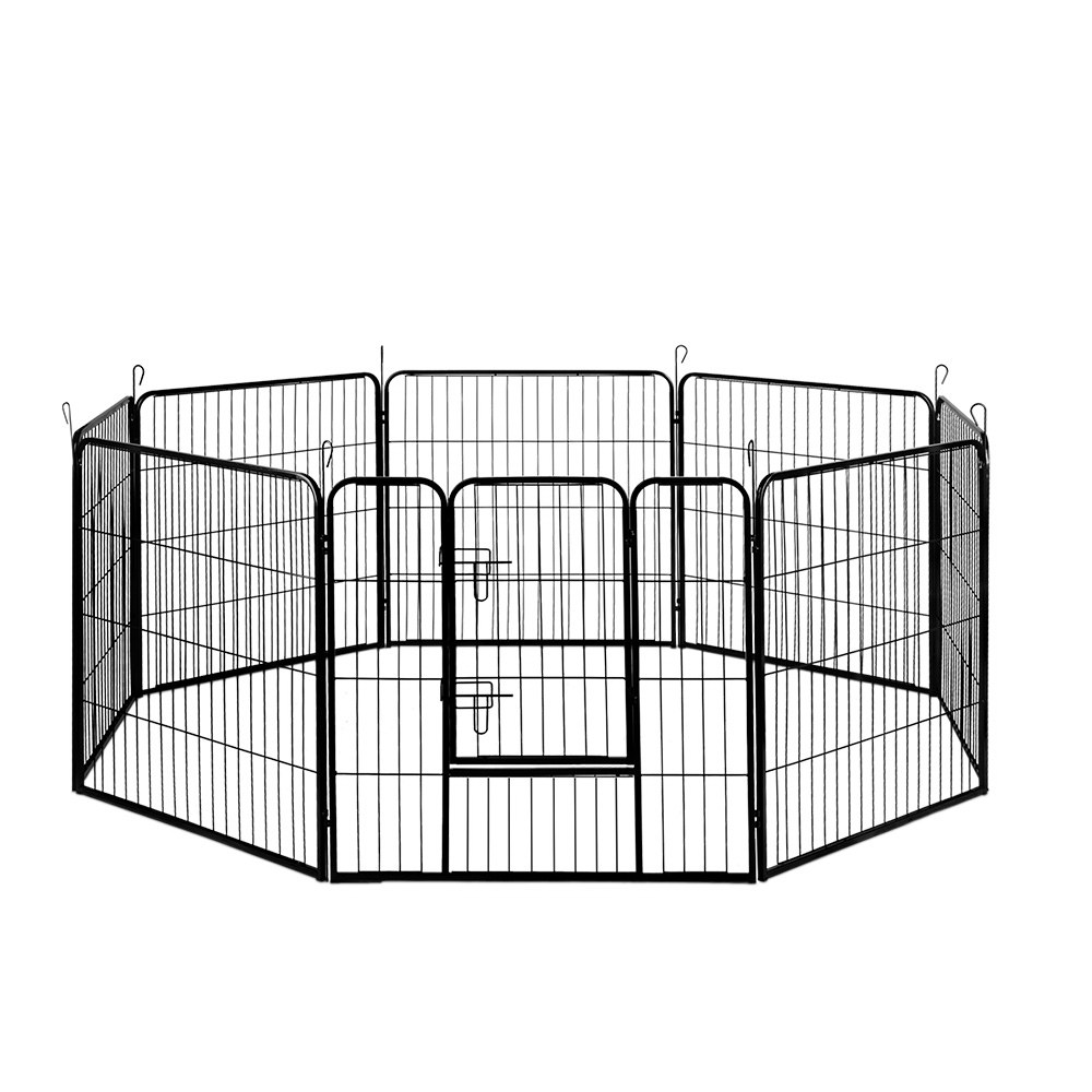 i.Pet Pet Dog Playpen Enclosure Cage 8 Panel Puppy Fence Play Pen Foldable Metal - Picture 31 of 97