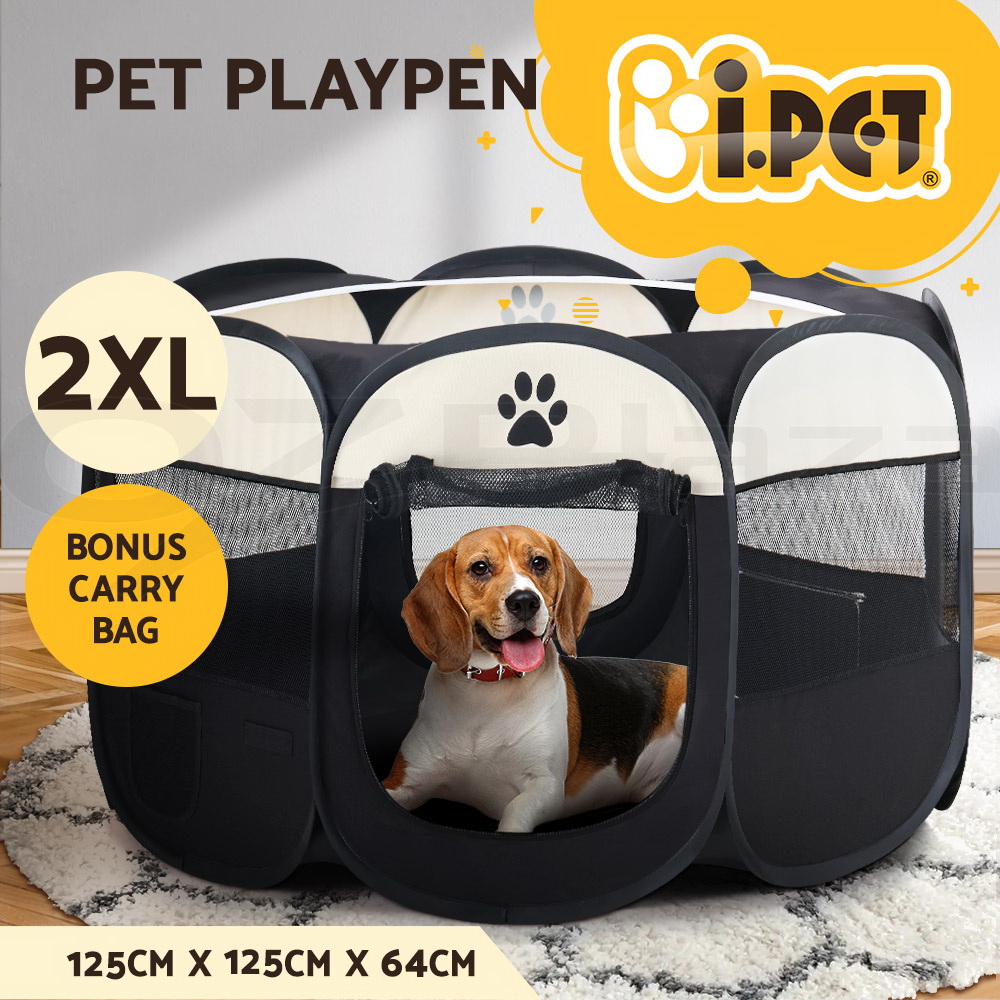 i.Pet Pet Dog Playpen Enclosure Cage 8 Panel Puppy Fence Play Pen Foldable Metal - Picture 74 of 97