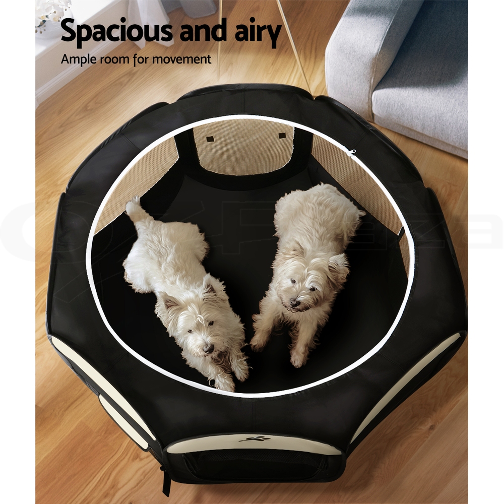 i.Pet Pet Dog Playpen Enclosure Cage 8 Panel Puppy Fence Play Pen Foldable Metal - Picture 75 of 97