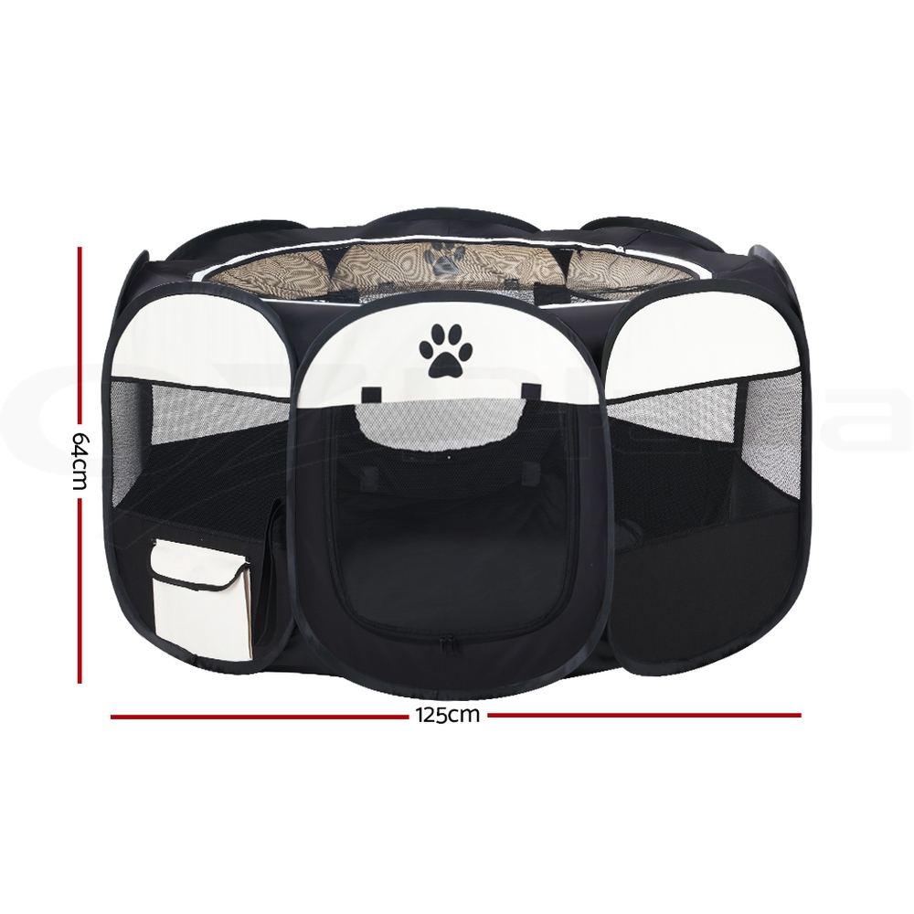 i.Pet Pet Dog Playpen Enclosure Cage 8 Panel Puppy Fence Play Pen Foldable Metal - Picture 81 of 97
